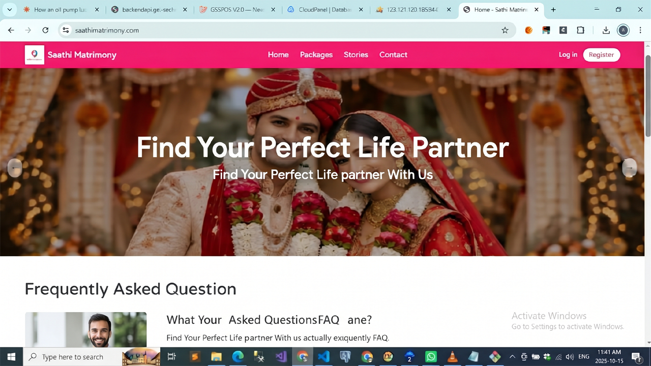 Saathi Matrimony Script