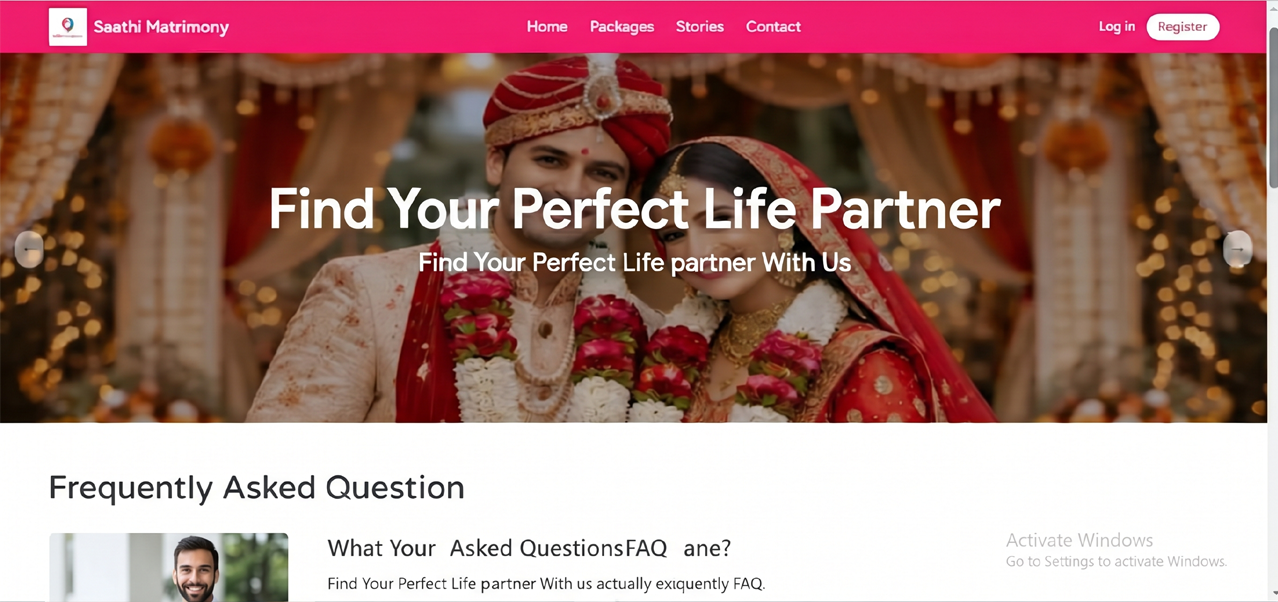 Saathi Matrimony Script